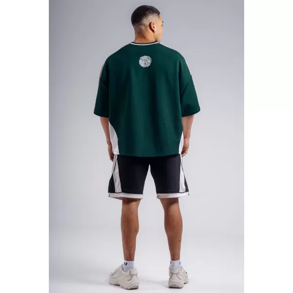  Übergroßes T-Shirt NEBBIA PRIMAL 869 DUNKELGRÜN 