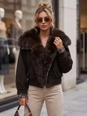 Damenjacke DSTREET TY5843 BRAUN