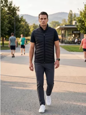 Hybridweste für Herren MALFINI PREMIUM CROSS 557 SCHWARZ