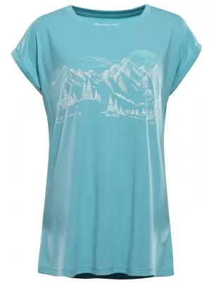 Outdoor-Shirt für Damen ALPINE PRO NOGERA 2 AQUA SEA VARIANTE PA