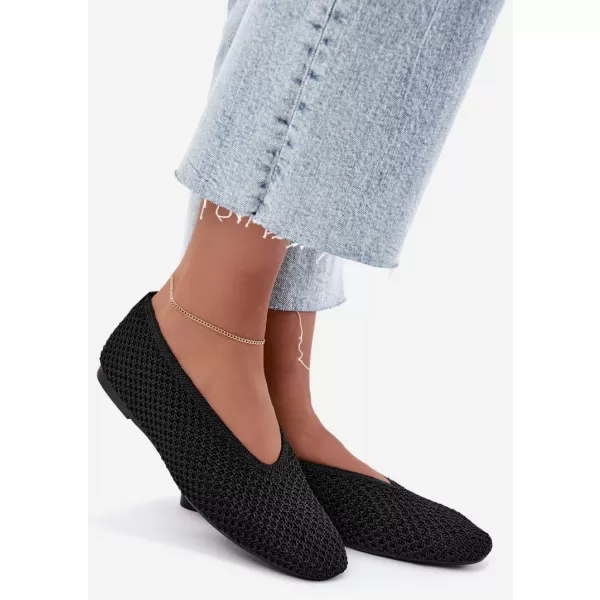  Ballerinas für Damen BOTO CH956 SCHWARZ 