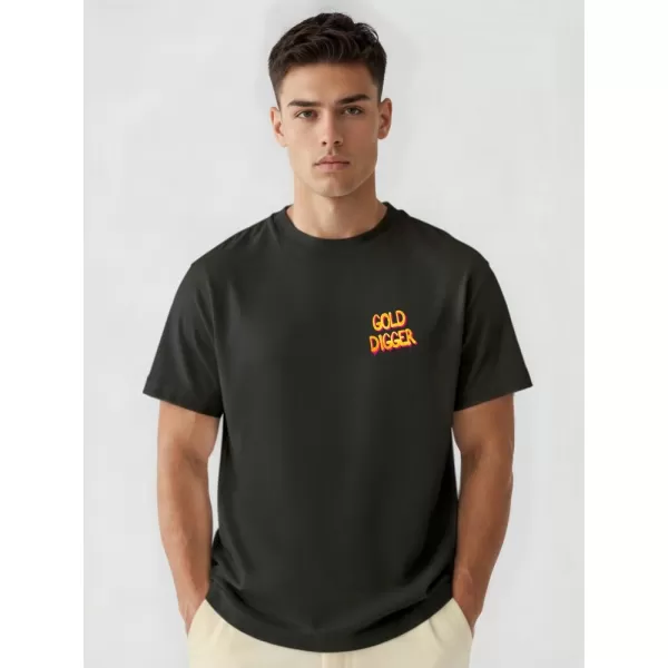  Herren-T-Shirt DSTREET NX4014R-BK-O SCHWARZ 