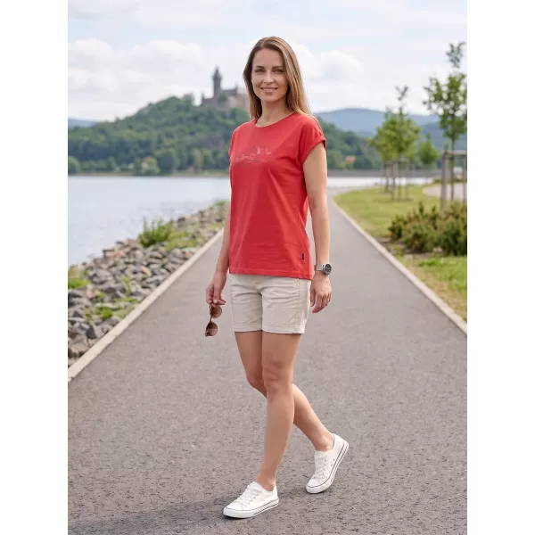  Outdoor-Shirt für Damen ALPINE PRO NOGERA 2 HIMBEER-PC-VARIANTE 