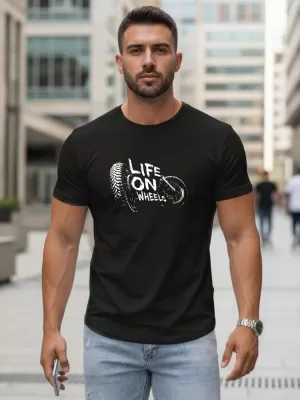 Herren-T-Shirt DSTREET NX5016R-BK SCHWARZ