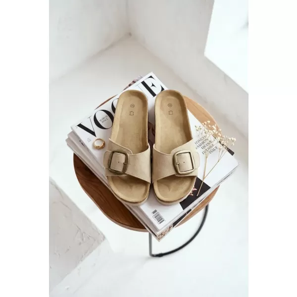  Damenhausschuhe BOTO 2833 KHAKI 