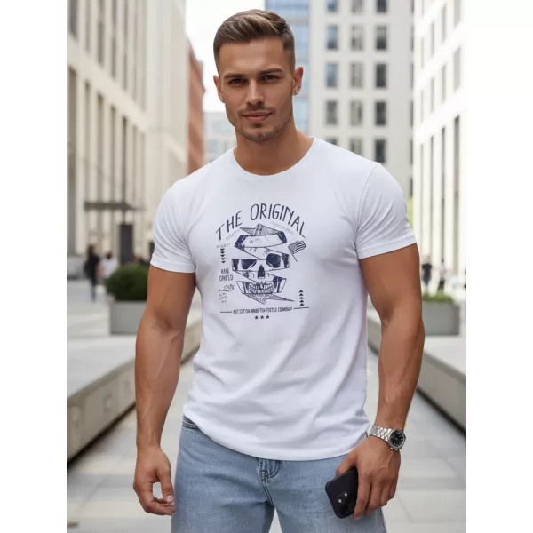  Herren-T-Shirt DSTREET RX5379 WEIß 