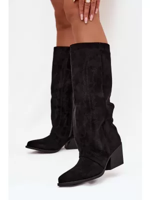 Cowboystiefel für Damen BOTO LQ-160 SCHWARZ