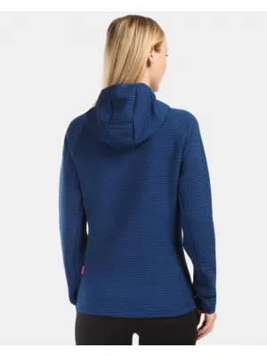 Fleece-Sweatshirt für Damen KILPI TANALI-W 1L0202KI DUNKELBLAU