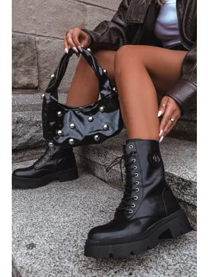 Damenschuhe BOTO DA201P SCHWARZ GLÄNZEND
