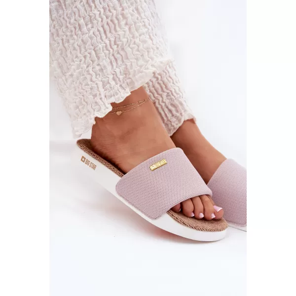  Damenhausschuhe BIG STAR SHOES RR274A105 ROSA 