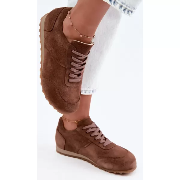  Damen-Sneaker ZAZOO N1422 BROWN 