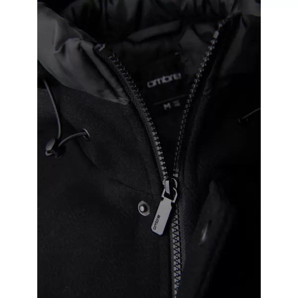  Herrenparka OMBRE OM-COWC-0161 SCHWARZ 