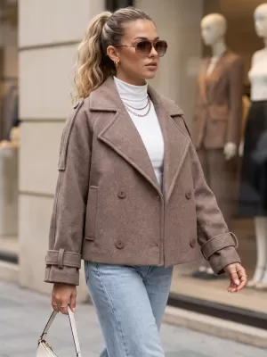 Damenmantel DSTREET NY0793 BEIGE