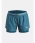 Mädchen-Shorts UNDER ARMOUR TECH PLAY UP 2N1 SHORT 6004985-466 BLAU