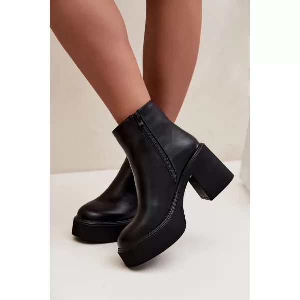  Damen-Stiefeletten BOTO 5303 SCHWARZ 