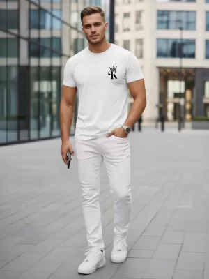 Herren-T-Shirt DSTREET NX5104R-WH WEIß