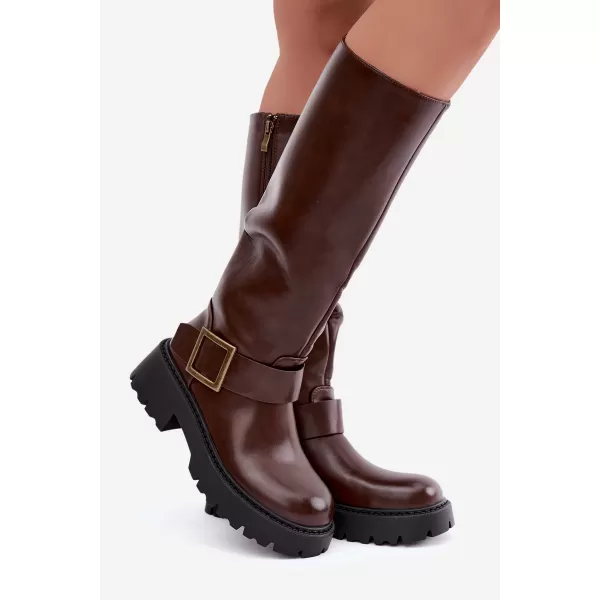  Damenstiefel BOTO C-387 KAFFEE 