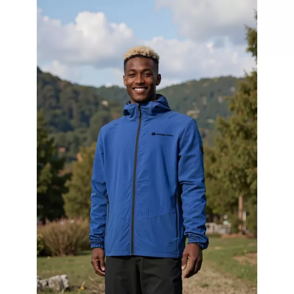  Warmes Herren-Sweatshirt ALPINE PRO HURAM KLASSISCHES BLAU 