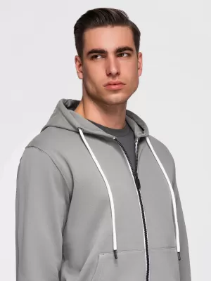 Herren-Sweatshirt OMBRE OM-SSBZ-0272 GRAU