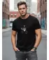 Herren-T-Shirt DSTREET NX0128R-BK SCHWARZ