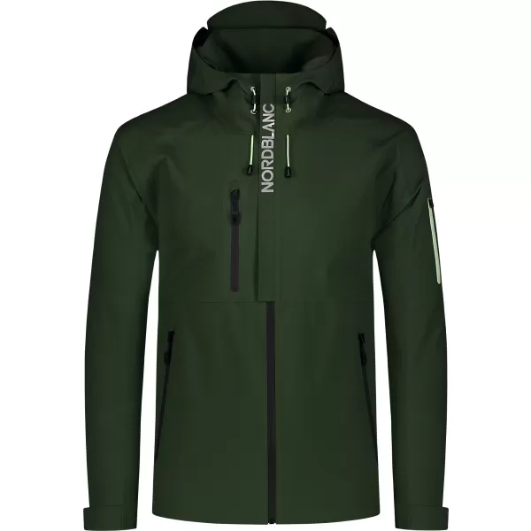  Wasserdichte Herrenjacke NORDBLANC FORTRESS NBSJM8312 GRÜN 
