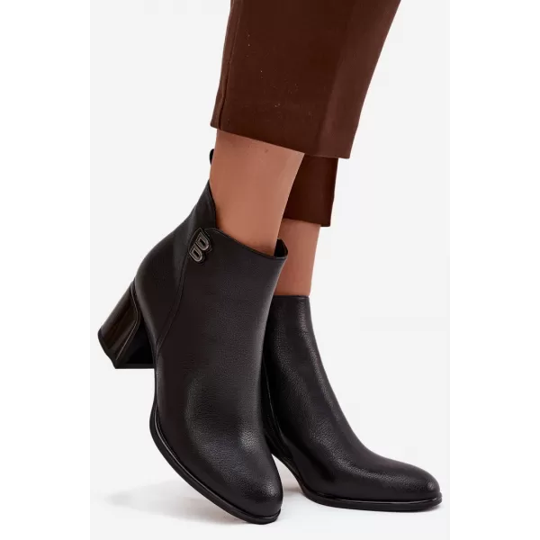  Damen-Stiefeletten BOTO 25BT24-9213 SCHWARZ 