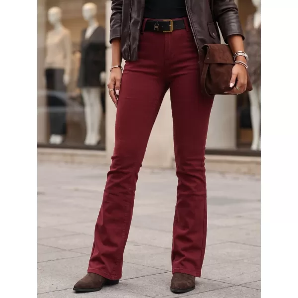  Damenhosen DSTREET UY3111 ROTWEIN 