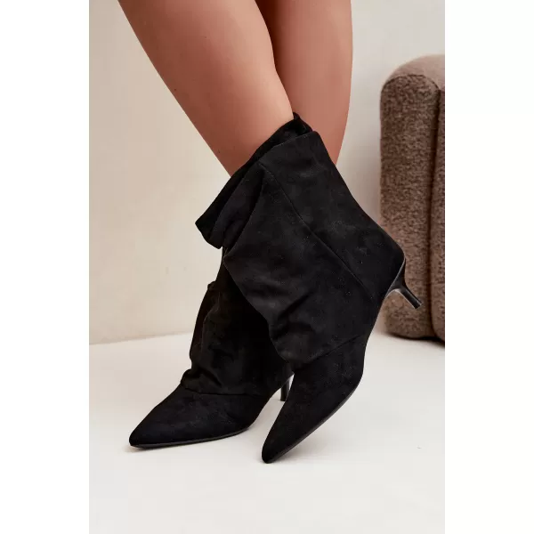  Damen-Stiefeletten BOTO 7100 SCHWARZ 