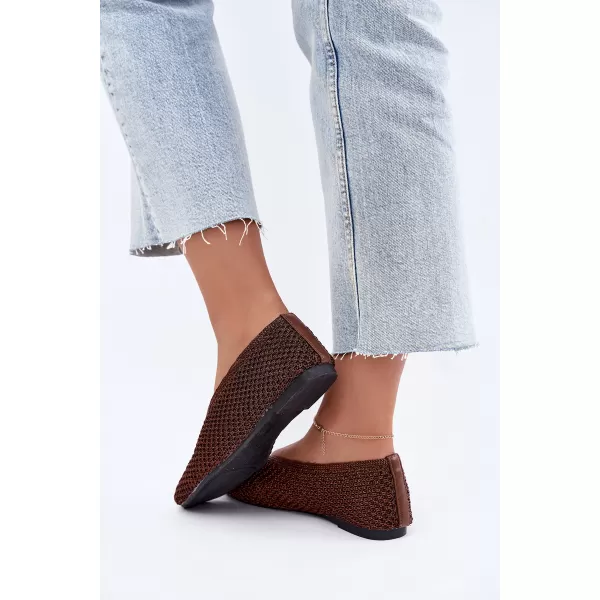  Ballerinas für Damen BOTO CH956 BRAUN 