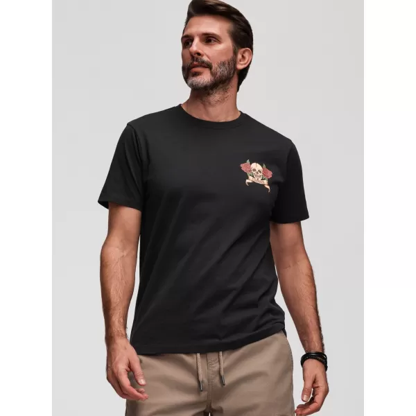  Herren-T-Shirt OMBRE OM-TSPT-0257 SCHWARZ 