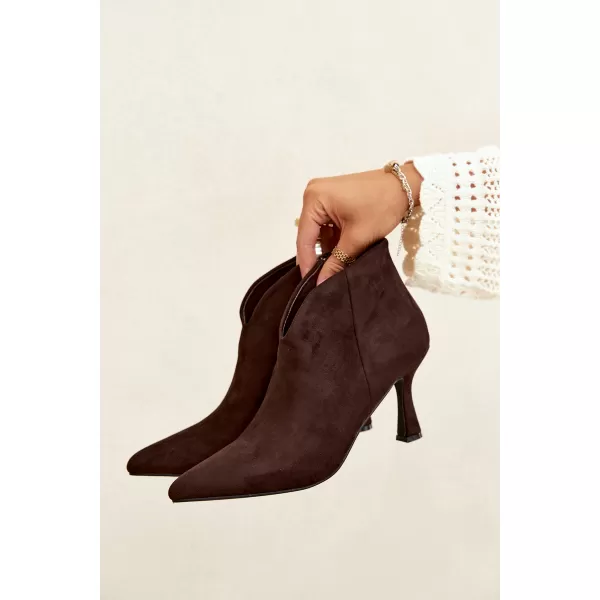  Damen-Stiefeletten BOTO D-219 KAFFEE 