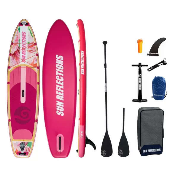  Paddle-Board SUN REFLECTIONS M 10'8'' MINICOMBO SANFTES ROUGE 