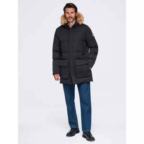  Herrenparka OMBRE OM-JALJ-0310 SCHWARZ 