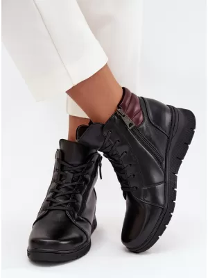Damen-Stiefeletten VINCEZA 39963 SCHWARZ