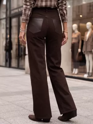 Damenhosen DSTREET UY3136 BRAUN