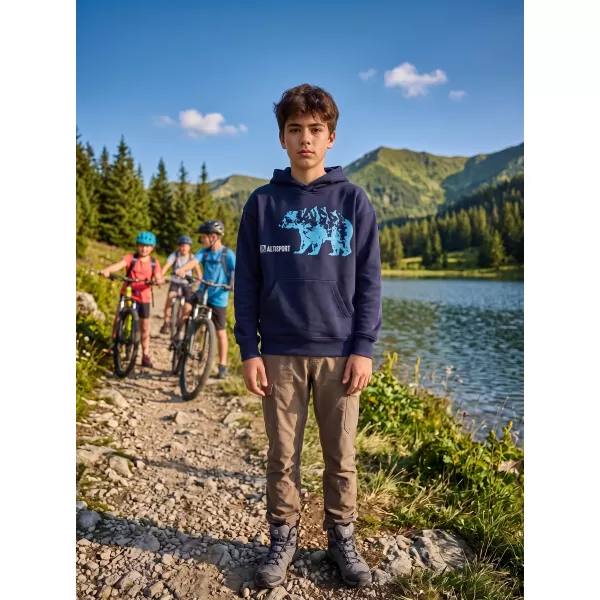  Kinder-Sweatshirt ALTISPORT ALM193422 MARINEBLAU 