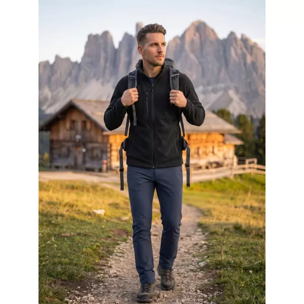  Herren-Sweatshirt aus Microfleece MALFINI FACTOR 852 SCHWARZ 