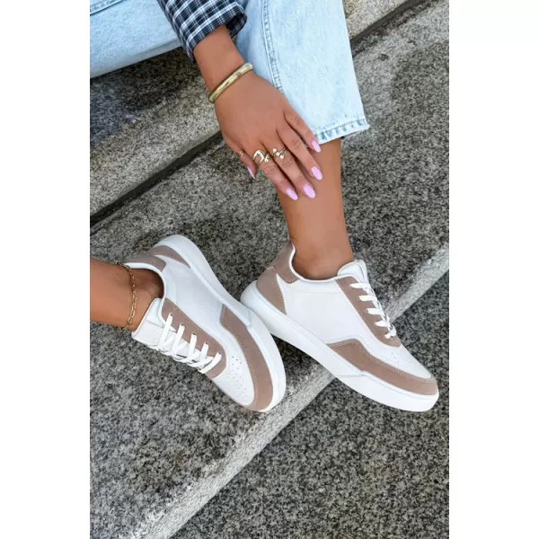  Damen-Sneaker BIG STAR SHOES UU274275 WEIß/BEIGE 
