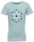 Meliertes T-Shirt für Kinder ALPINE PRO REJO 3 HELLBLAUE PC-VARIANTE