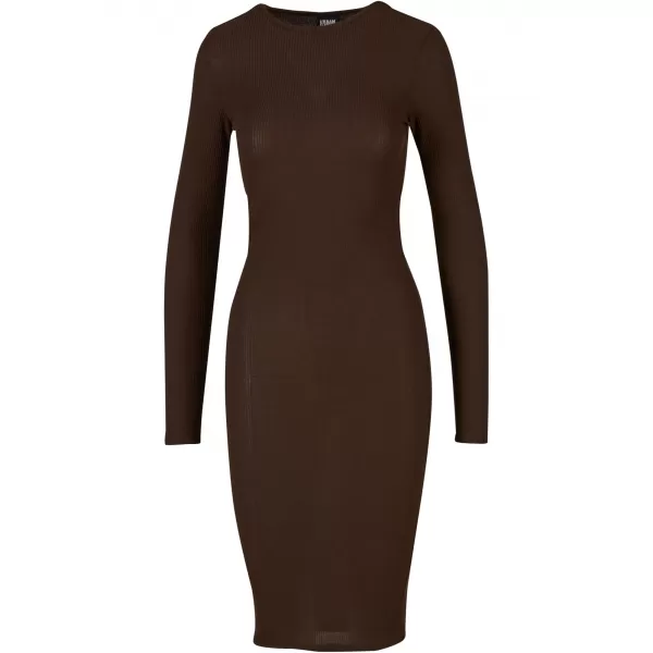  Kleid URBAN CLASSICS TB1340 BRAUN 