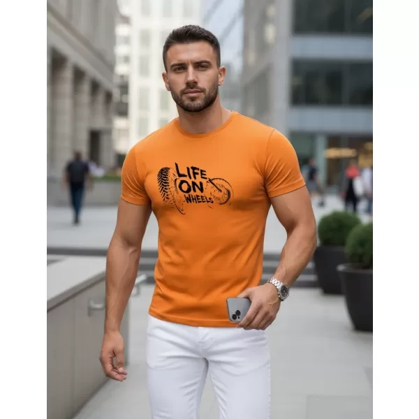  Herren-T-Shirt DSTREET NX5016R-OR ORANGE 