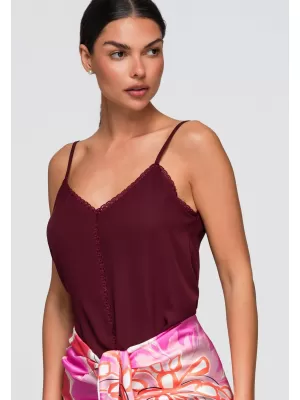 Damen-Tanktop OMBRE OW-TS-E0057 BURGUND