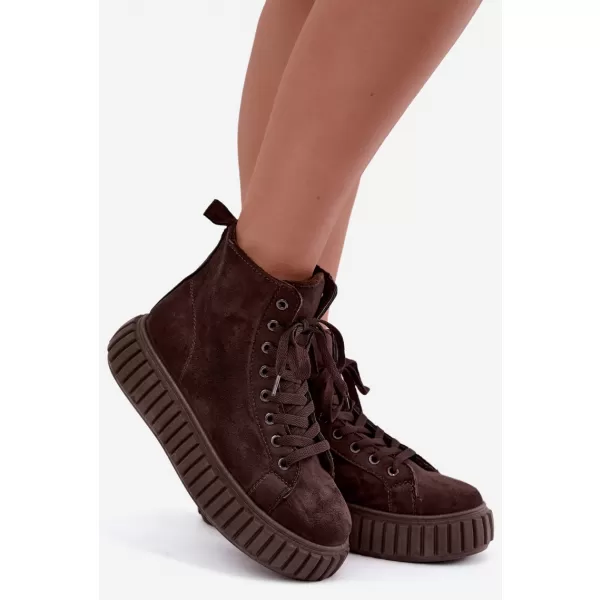  Damen-Sneaker BOTO LA372 BRAUN 