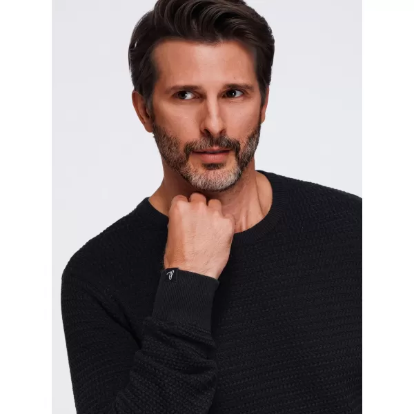 Herrenpullover OMBRE OM-SWSW-0119 SCHWARZ 