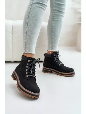 Damen-Stiefeletten BIG STAR SHOES OO274A290 SCHWARZ