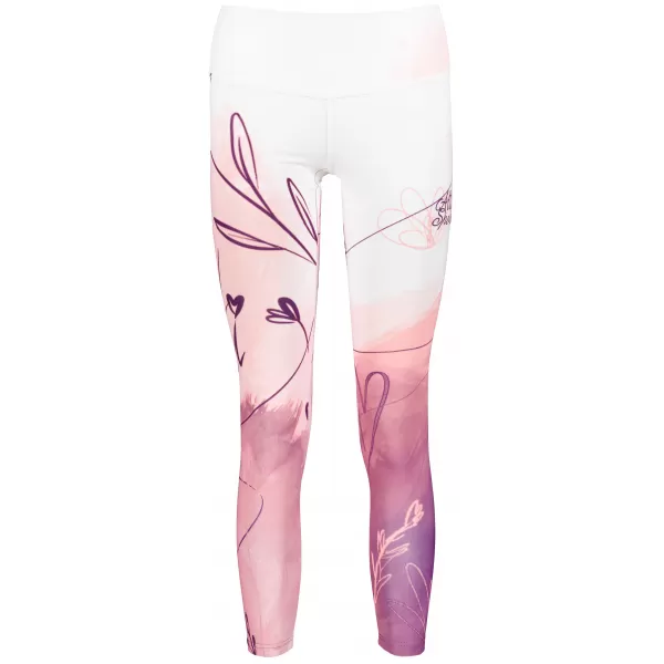  Lange Premium-Leggings für Damen (neue Größen) ALTISPORT VOJ/ALW083LEG05 WEIß ROSA 