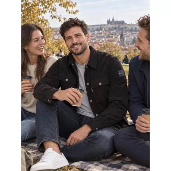 Hemdjacke für Herren ALTISPORT IGNAAS SCHWARZ 