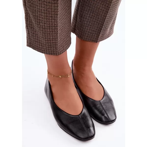  Ballerinas für Damen BOTO JH602P SCHWARZ 