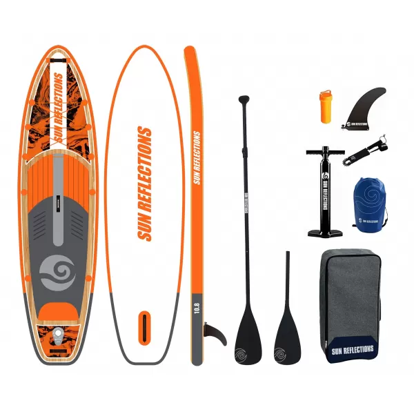  Paddle-Board SUN REFLECTIONS M 108 Minicombo ORANGE 