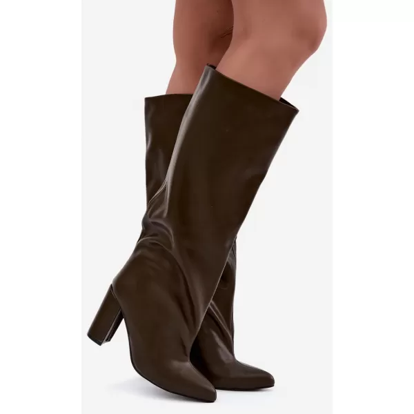  Damenstiefel BOTO C-377/LA3165 BRAUN/LEDER 